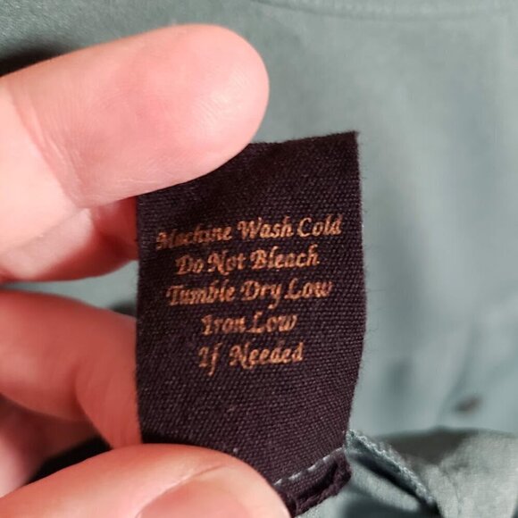 Like New Blu Pepper Scoop Neck Double Pocket Teal Blouse Small - Picture 8 of 8